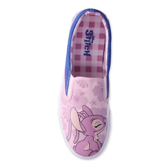 Disney Stitch Low Top Slip-on Sneaker Boat Shoes NEW Women’s Sz 11 Pink Purple - Picture 5 of 14